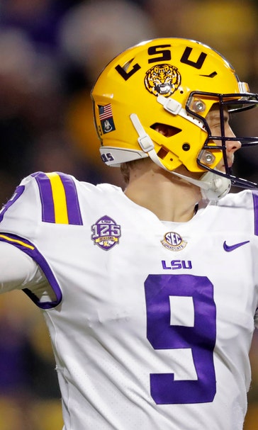 Burrow, No. 10 LSU open up offense in 42-10 win over Rice